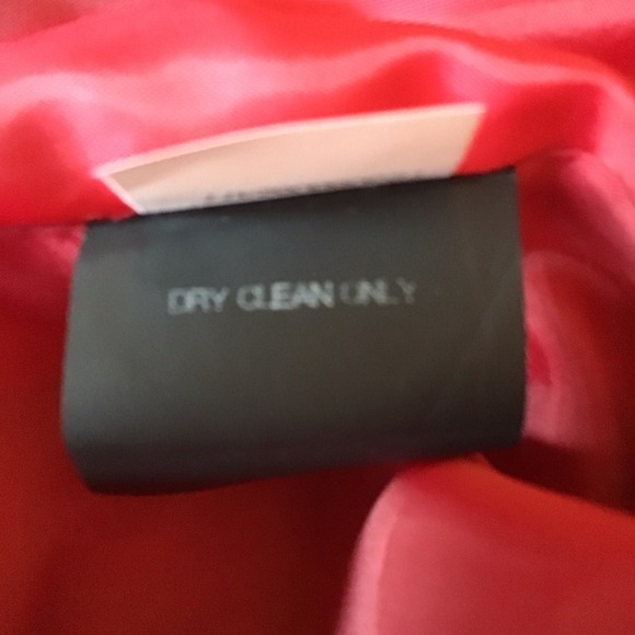 London Fog Wool Blend Single Breasted Lined Pea Coat Winter Red Women XL - Picture 11 of 12